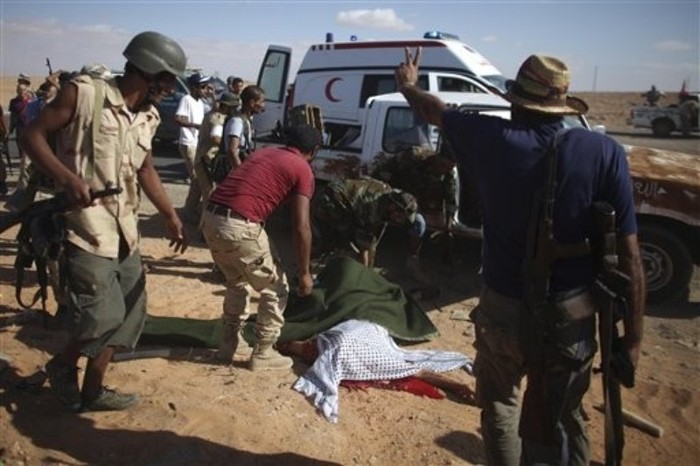 Một phiến quân Libya thiệt mạng do gặp sự cố khi thao tác với thiết bị phóng tên lửa vác vai.